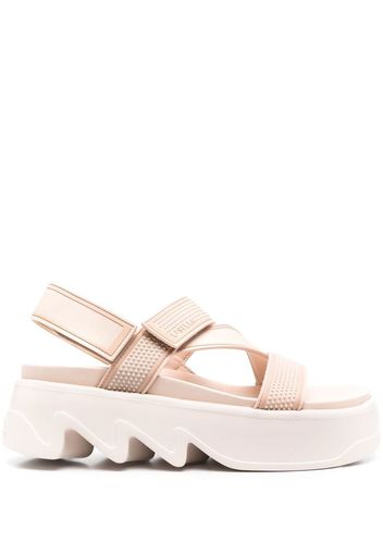 Le Silla platform touch-strap sandals - Nude