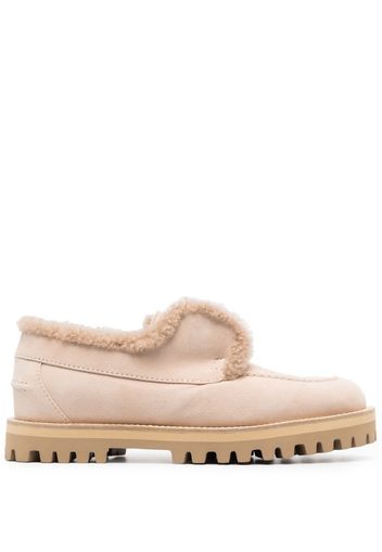 Le Silla Montone slip-on loafers - Nude