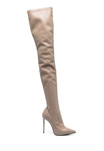 Le Silla Eva Overknee-Stiefel 115mm - Nude