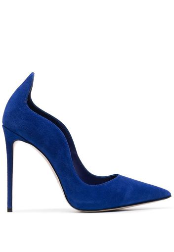 Le Silla Ivy scalloped pumps - Blau