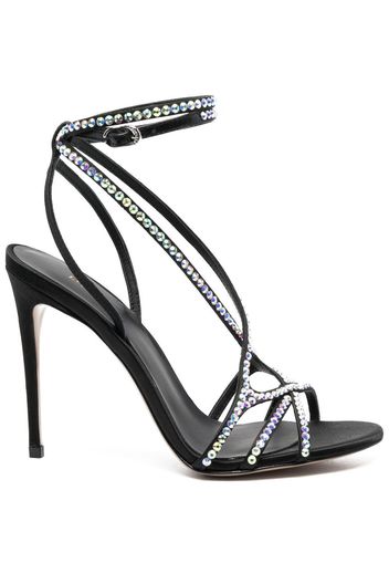 Le Silla Belen 105mm crystal-embellished sandals - Schwarz