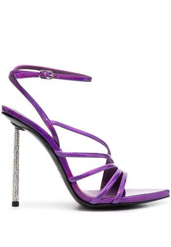 Le Silla Bella 120mm patent-leather sandals - Violett