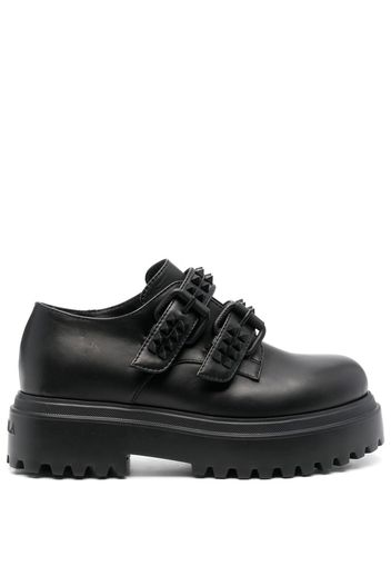 Le Silla Ranger spike-stud loafers - Schwarz