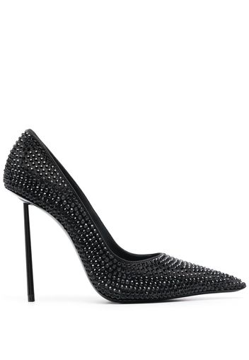 Le Silla Bella 120mm embellished pumps - Schwarz