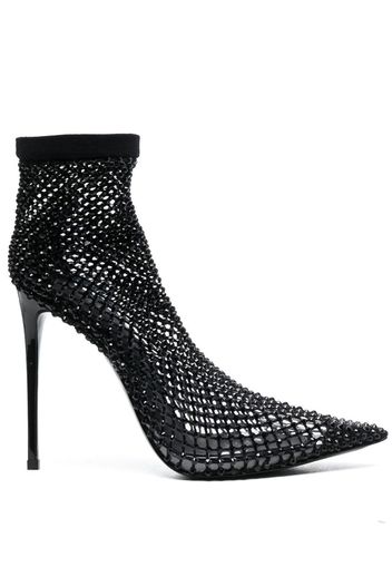 Le Silla Gilda 120mm crystal-embellished pumps - Schwarz