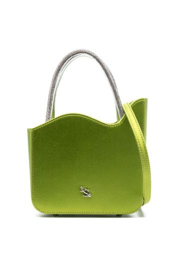 Le Silla Ivy Micro Satin-Handtasche - Grün