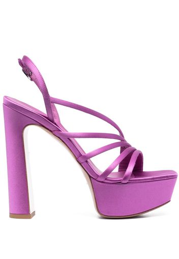 Le Silla Scarlet platform strappy sandals - Violett