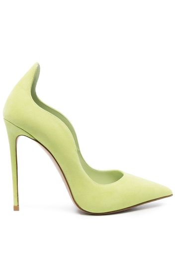 Le Silla Ivy scalloped pumps - Grün