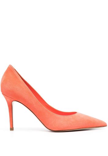 Le Silla Eva 95mm suede pumps - Orange