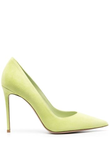 Le Silla Eva 105mm suede pumps - Grün