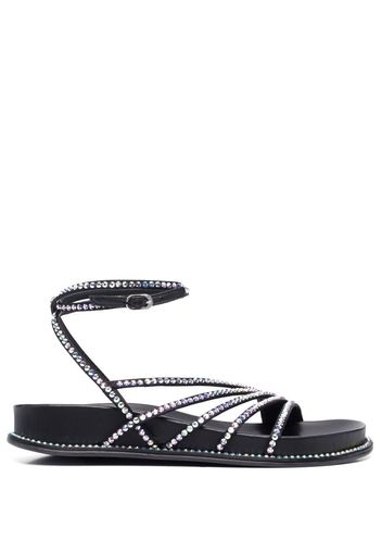 Le Silla crystal-embelished sandals - Schwarz