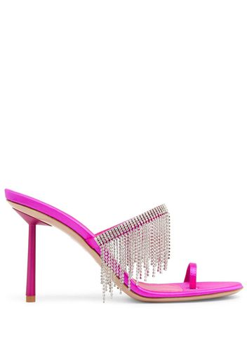 Le Silla The Jewels 80mm fringed sandals - Rosa