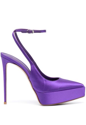 Le Silla Uma 130mm platform pumps - Violett