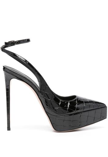 Le Silla Uma 140mm slingback pumps - Schwarz