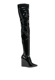 Le Silla Kira 120mm thigh-high boots - Schwarz