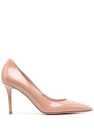 Le Silla Eva 90mm patent leather pumps - Nude