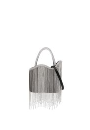 Le Silla Mini-Tasche mit Kristallfransen - Schwarz