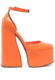 Le Silla Nikki platform pumps - Orange