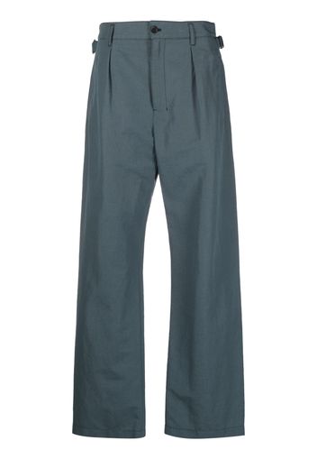 Lemaire wide-leg high-waisted trousers - Blau