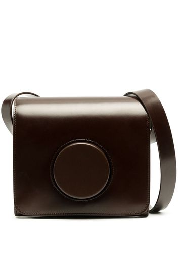 Lemaire Camera boxy crossbody bag - Braun