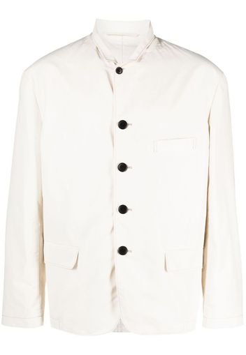 Lemaire notched-lapel single-breasted jacket - Weiß