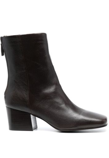 Lemaire 60mm leather ankle boots - Braun