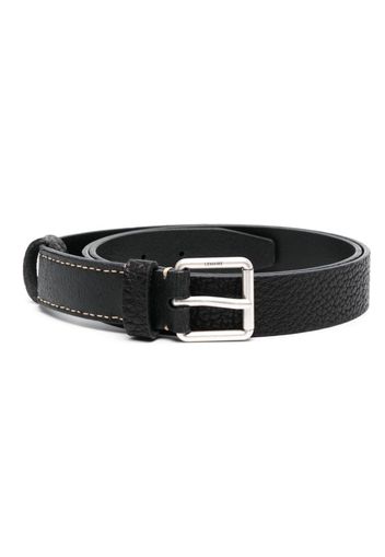 Lemaire ardillon-buckle leather belt - Schwarz