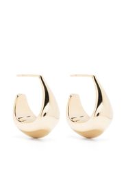 Lemaire sculpted hoop curved earrings - Gold