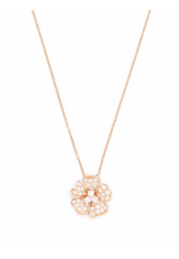 LEO PIZZO 18kt rose gold Flora diamond necklace - Rosa