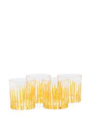 Les-Ottomans crystal water tumblers (set of four) - Gelb