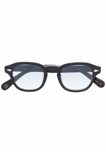 Lesca square-frame glasses - Schwarz