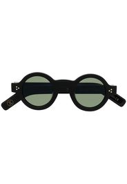 Lesca Runde Sonnenbrille - Schwarz