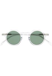 Lesca Runde Yoga Brille - Weiß