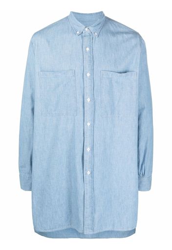 Levi's: Made & Crafted Denim Family button-collar shirt - Blau