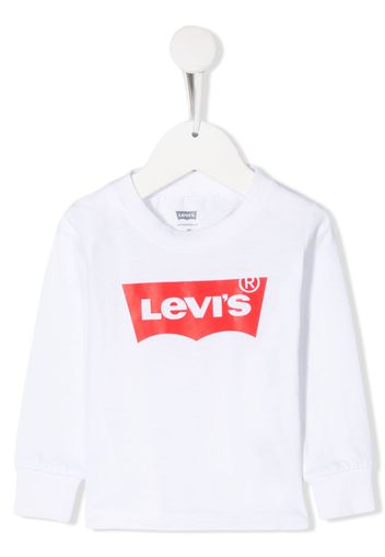 Levi's Kids Sweatshirt mit Logo-Print - Weiß