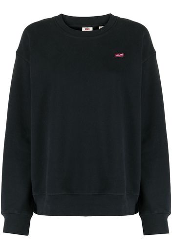 Levi's Sweatshirt mit Logo-Stickerei - Schwarz