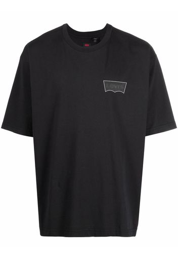 Levi's logo-print cotton-blend T-Shirt - Schwarz