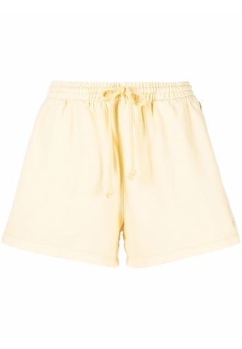 Levi's embroidered-logo mini shorts - Gelb