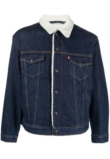 Levi's shearling-lined denim jacket - Blau