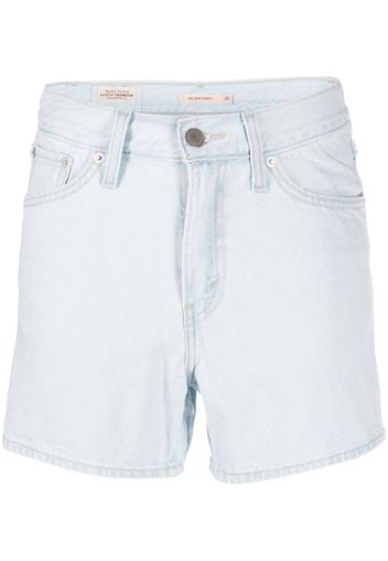 Levi's high-waist denim shorts - Blau