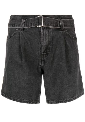 Levi's pleated denim shorts - Schwarz