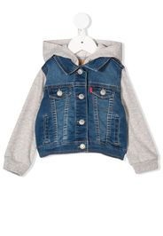 Levi's Kids hooded denim jacket - Blau