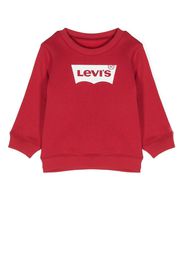 Levi's Kids logo-print crew-neck sweatshirt - Rot