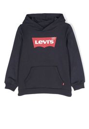 Levi's Kids logo-print cotton hoodie - Blau