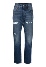 Levi's high-rise straight-leg jeans - Blau