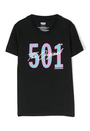 Levi's Kids graphic-print cotton T-shirt - Schwarz