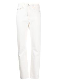 Levi's high-rise straight-leg jeans - Weiß