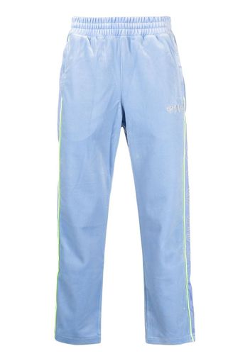 Li-Ning Jogginghose im Cropped-Design - Blau