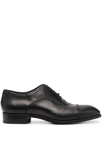 Lidfort leather almond-toe oxford shoes - Schwarz