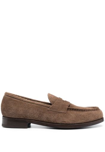 Lidfort suede penny loafers - Braun